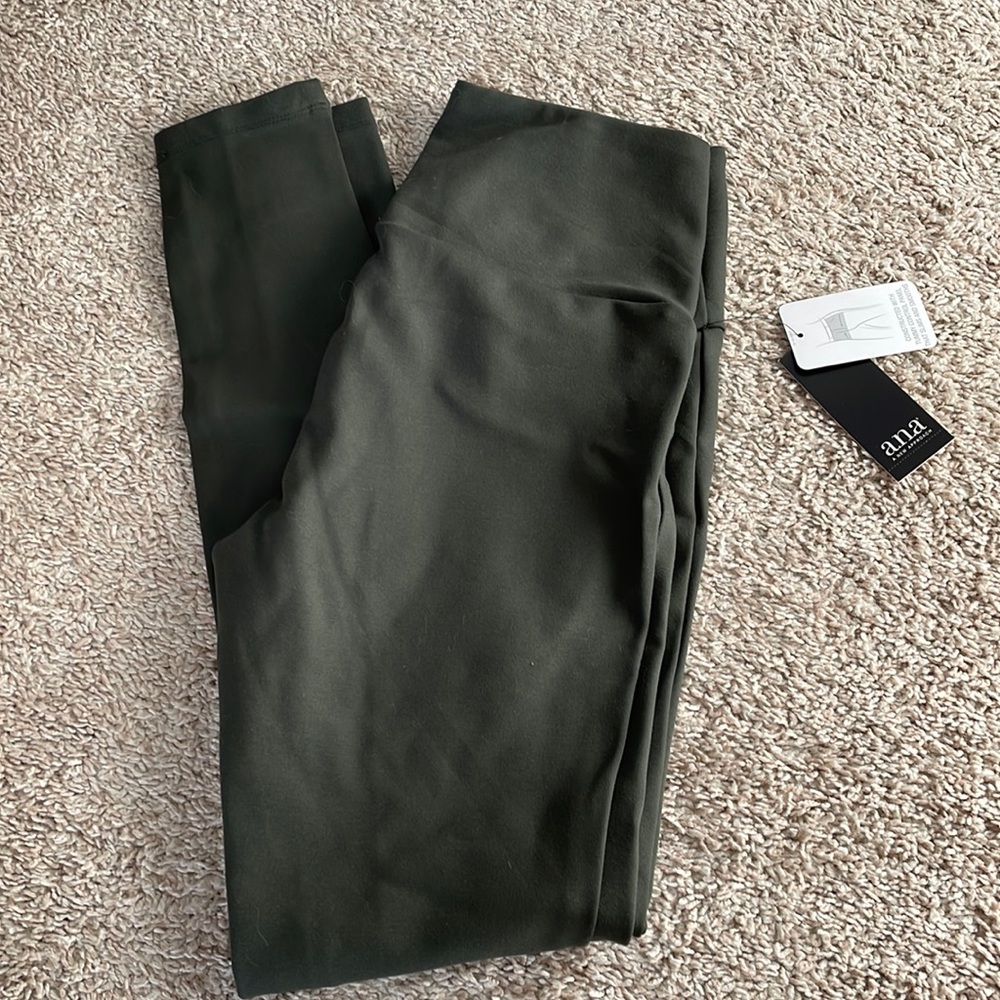 a.n.a. Ponte leggings tummy control high waist size small new with tags